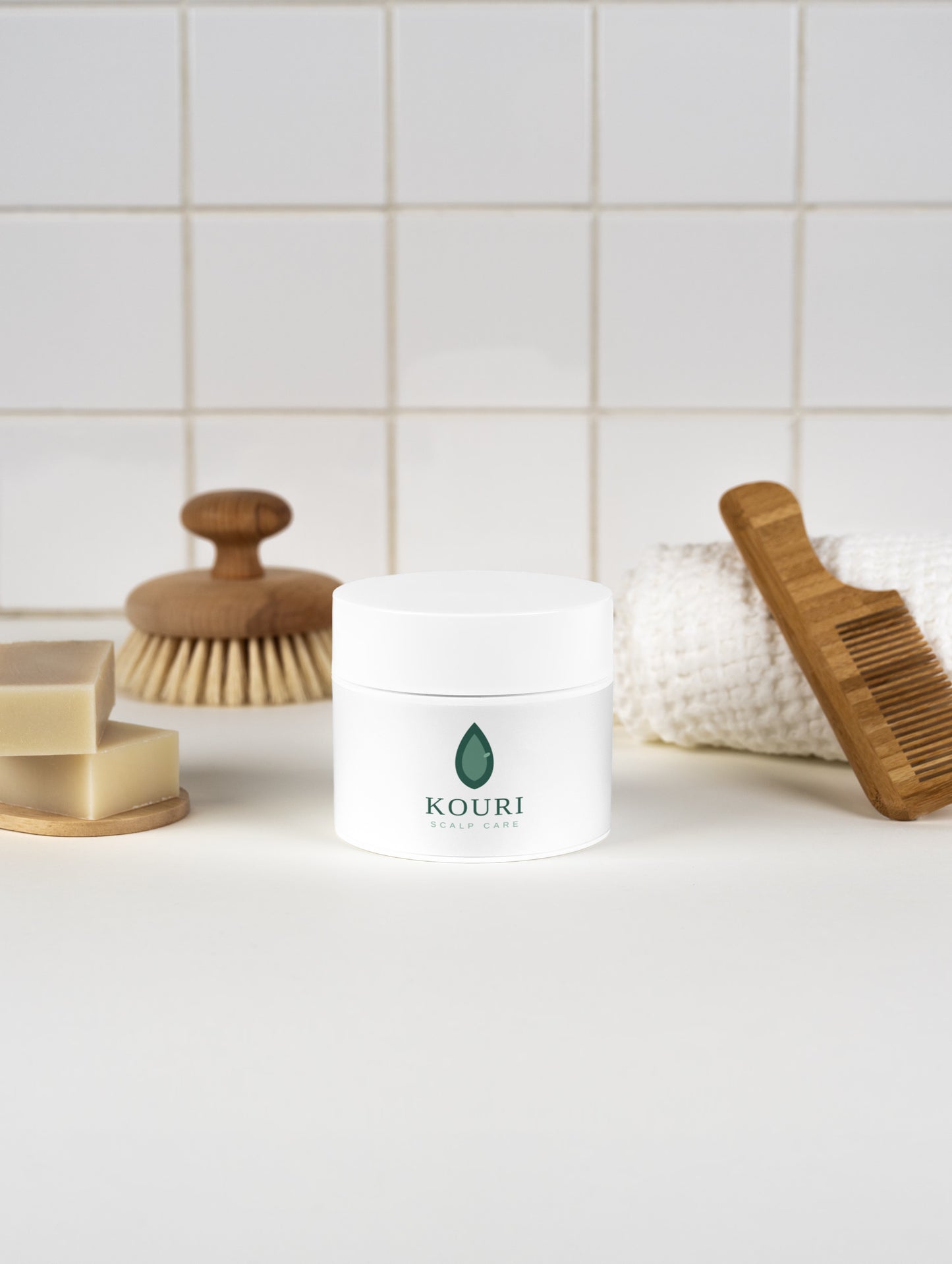 Gommage Purifiant Kouri — Exfoliant Cuir Chevelu Romarin & Menthe