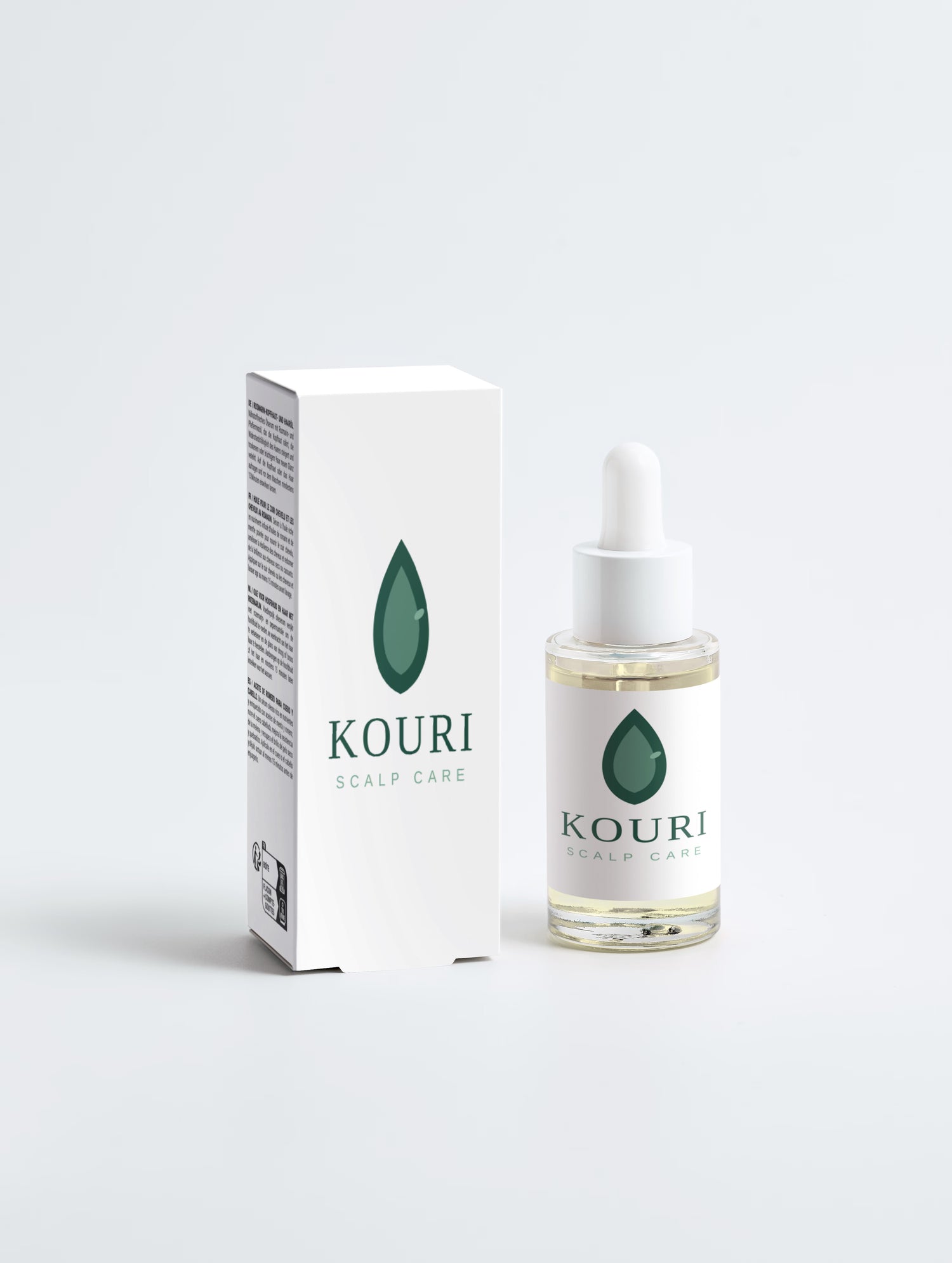 Huile Fortifiante Cuir Chevelu Kouri au romarin et menthe poivrée